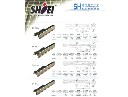 紅外線燃燒器資料3